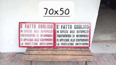 cartelli vintage officina 