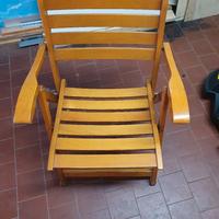 Sedia legno da giardino