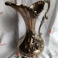 Brocca vintage peltro argentato