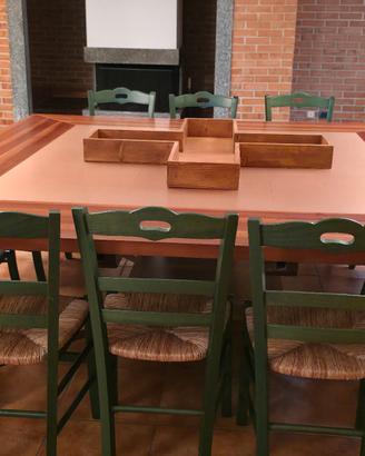 tavolo taverna 220 x 220