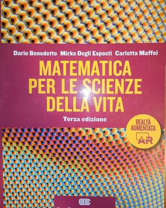 LIBRO MATEMATICA PER LA SCIENZA DELLA VITA