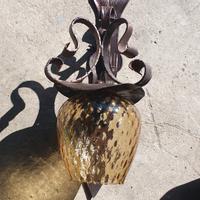 Lampada in ferro rustica 