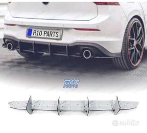 DIFFUSORE VOLKSWAGEN VW GOLF 8 NERO LUCIDO