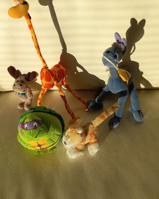 Animaletti in pannolenci e peluche