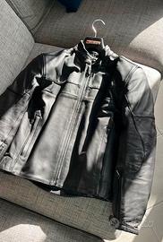 Giubbotto moto MTech da donna in pelle