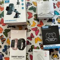 Cuffie bluetooth supporto smartphone smartwatch 