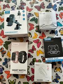 Cuffie bluetooth supporto smartphone smartwatch 