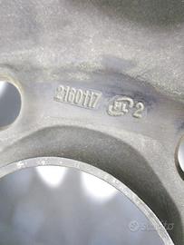 2160117 SET 4 CERCHI IN FERRO DA 16 POLLICI 5 FORI