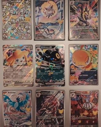 carte Pokémon 30th anniversario
