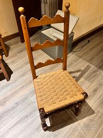 Sedie in legno