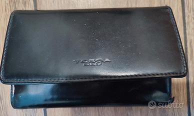 Portafoglio donna Tosca blu pelle colore nero