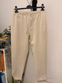 Pantaloni Jogger Zara Uomo Beige / Taglia M