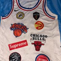 canotta nike x supreme bianca vintage