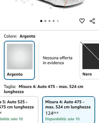 telo antigrandine per auto