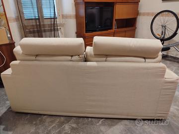 divano Letto con puff poggia gambe Poltrone Sofa'