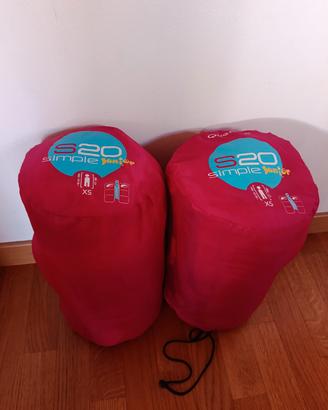 2 Sacchi a pelo Quechua S20 junior