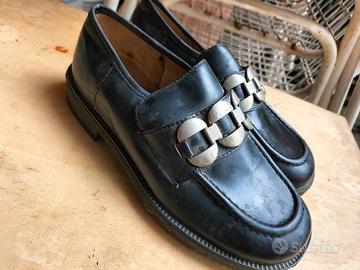 vintage, scarpe donna iin pelle