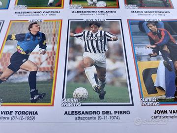 Figurina Del Piero album Kinder Ferrero vintage