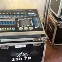 Set luci 6 beam più centralina showtech