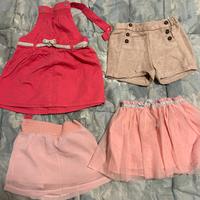 Salopette, gonna, pantaloncini