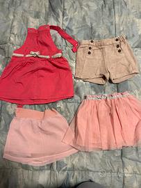 Salopette, gonna, pantaloncini