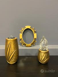 Set in bronzo per loculi cinerari / ossari