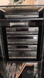 Sistema Hi-Fi vintage da casa  Philips as 9604