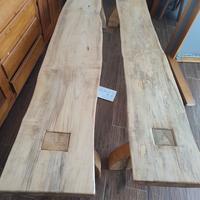 Panche in legno massiccio