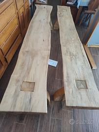 Panche in legno massiccio