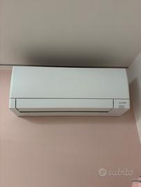 2 Climatizzatori+ 1 motore dual 9000btu MITSUBISHI
