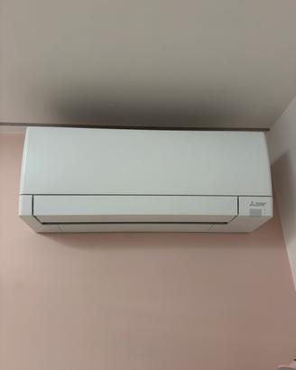 2 Climatizzatori+ 1 motore dual 9000btu MITSUBISHI