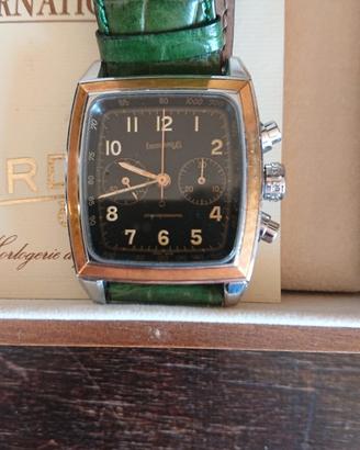 EBERHARD cronografo "Quadrangolo" oro-acciaio