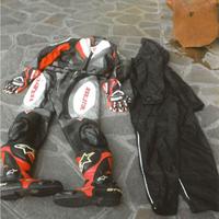 tuta da moto completa