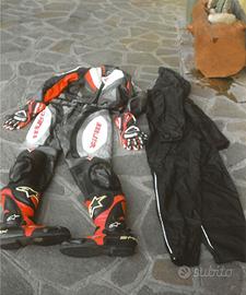 tuta da moto completa