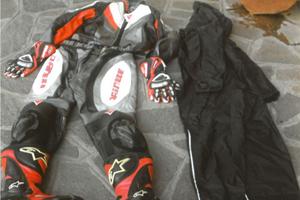 tuta da moto completa