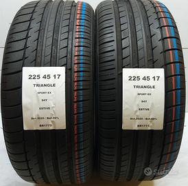 2 GOMME 225 45 17 TRIANGLE BR1773
