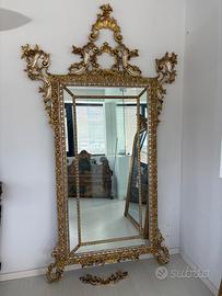 Specchio oro, argento e mecca, fine '900