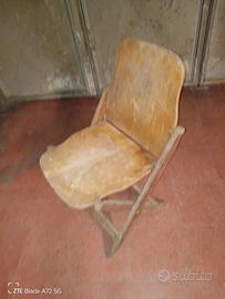 Sedia pieghevole anni 40