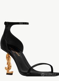 Sandali tacco YSL neri - numero 38 - mai usati