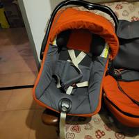 Trio carrozzina, ovetto, passeggino + seggiolino
