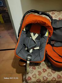 Trio carrozzina, ovetto, passeggino + seggiolino