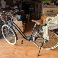 Bici da città Elops 520 blu