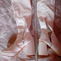 Stivali bianchi Raid n. 36 con tacco 