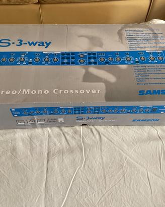Samson S·3-way Stereo/Mono Crossover Nuovo