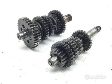 YAMAHA DT R RSM 50 COPPIA ALBERI CAMBIO INGRANAGGI