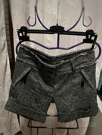 Imperial shorts donna in tweed - con lana S