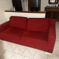 Divano 2 posti e pouf