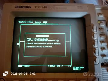 Oscilloscopio Tektronix  tds340