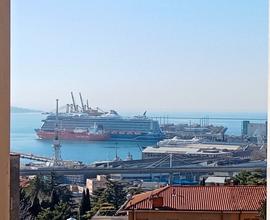 Semicentrale con terrazzino vista porto