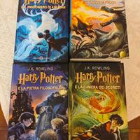 libri Harry Potter primi 4 volumi